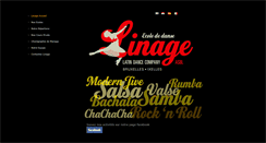 Desktop Screenshot of linage.be